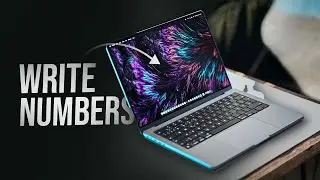 How to Write Numbers on Macbook (tutorial)