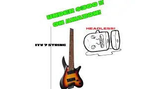 IYV Headless 7 string electric guitar!
