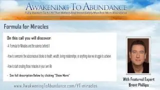 Formula for Miracles featuring Brent Phillips