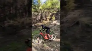 Big crash on near vertical chute