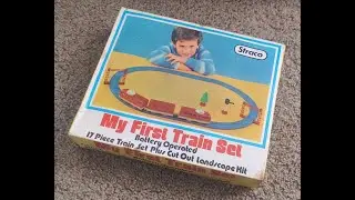 Unboxing a sealed 48 year old knockoff Plarail set - Straco My First Train Set
