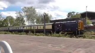 08507 shunting Mk2s into Crewe