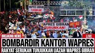 GERUDUK KANTOR WAPRES GIBRAN !! RAKYAT BERBONDONG-BONDONG DESAK TUNJUKKAN IJAZAH GIBRAN