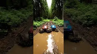 Epic RC Truck Forest Mud Battle 🔥🌲💨  #offroadrc #automobile #offroadrigs