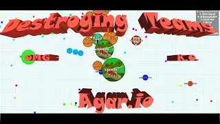 Agar.io - Destroying Teams in Solo (compilation)
