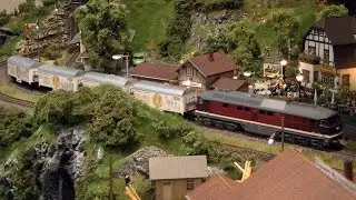 Rail transport modelling with Soviet-built diesel locomotive for heavy freight trains