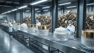 Millions of Animal Bones Waste to Anti-aging creams | Unbelievable Factory Process