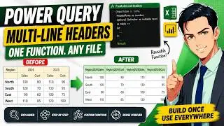Fix Multi-Row Headers in Power Query (Once and for All)