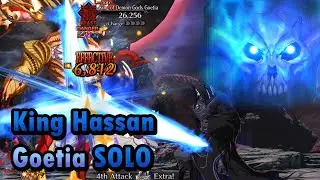 【FGO】 King Hassan solos Goetia - 6th Anniversary Final Singularity Memorial Quest