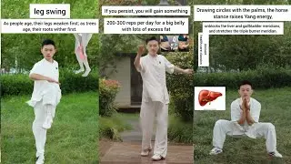 8 Minutes best Taichi workout || Big belly | Chinese Culture 