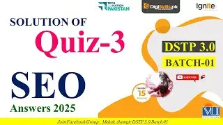 seo digiskills quiz 3 2025 | dstp 3.0 batch 01