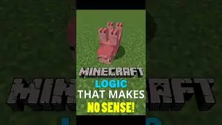 Minecraft Logic That Makes No Sense (Part 10) #shorts