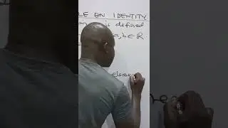 Example on Identity Element