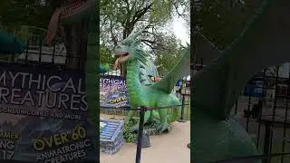Dragon Mythical creatures at como zoo Minnesota
