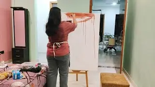 Maine apni painting start kardi h 🎨🧑🏻&zwj;🎨 || NIU || Niims || GU || GBU || Amity #artist #fineart #art