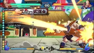Nappa corner combo + reset (2nd sc&eacute;nario) - DRAGON BALL FighterZ