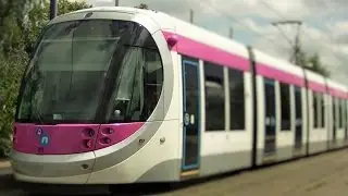 Trams at Wednesbury Parkway