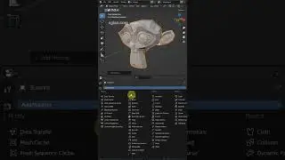 How to reduce vertices and faces in Blender using Decimate Modifier #blender #cgian #b3d