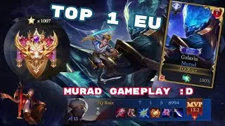 TOP 1 EU : MURAD GAMEPLAY :D ( 1000 STARS 🌟)