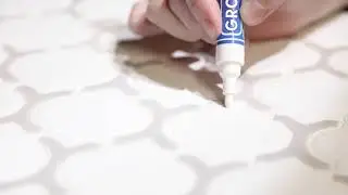 Grout Pen White Tile Paint Marker: Waterproof Tile Grout Colorant and Sealer Pen