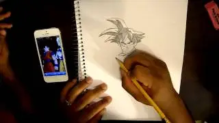How to Draw Dragon Ball Z GOKU