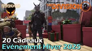 THE DIVISION 2 Location of 20 GIFTS from the Winter 2025 Event