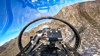 F-16 Cockpit Point of View Footage