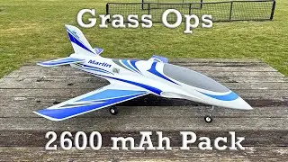 Thick Grass OPS? | Arrows RC Marlin 64mm EDF Sport Jet | HRB 2600 mAh Test