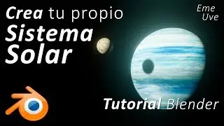 Tutorial Blender español para principiantes   Crear un sistema solar con planetas, satélites y eclip