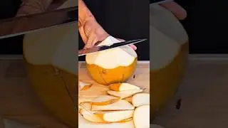 Coconut cutting edge. Satisfying Coconut cutting. Healthy fruit🥥 #shorts #asmr