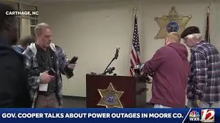 Power outages in Moore County