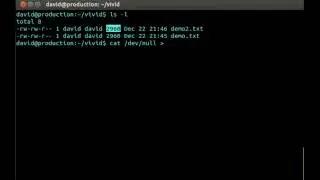 LINUX  use /dev/null/ to Zero (empty) out file quickly without deleting