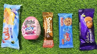 Chocolate and Choco Cookies ASMR | Kinder Joy Satisfying Eating Sounds