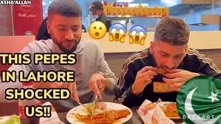 THIS PEPES IN LAHORE PAKISTAN 🇵🇰 SHOCKED US!! 😱 | FOOD REVIEW WITH MY BROTHER!! 🥘