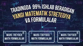 TRADINGDA 99% ISHLAB BERADIGAN MATEMATIK STRATEGIYA 📱 LIVE TRED HAMMANI TELEGRAM KANALIMIZDA KUTAMIZ