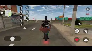 Dando um grau na moto antiga