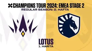 BBL 🆚 TL | VCT 2024 EMEA | Lotus