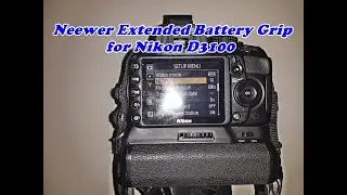 Neewer Extended Battery Grip for Nikon D3100