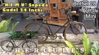 BARU NEMU sepeda Gudel Antik HERCULES 24 inch, Review of vintage 24 inch HERCULES mini bike
