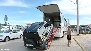 LANÇAMENTO - MOTORHOME CONFORT TRAILER, EM SCANIA, COM 14 METROS E GARAGEM INTERNA PARA CARRO JIMNY.