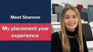 My placement year experience: meet Shannon