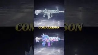 🥶Glacier - M416 vs Sealed Nether - M416 Comparison #pubg #bgmi #crateopening