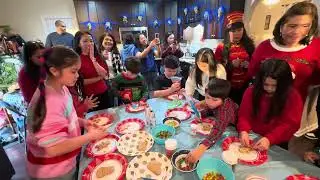 12/21/2025 Christmas Party Games Decorating The Gingerbread Contest at Tita Myra&rsquo;s House #christmas