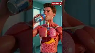 What Happens Inside Your Body After Drinking Red Bull ⚡ (3D Animation)&rdquo; #health #science #bodycare