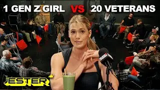 1 Gen-Z Girl vs 20 War Veterans