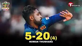 Nuwan Thushara's excellent Five Wicket Haul in the 3rd T20i against Bangladesh | T Sports