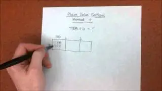 Place Value Sections Method for Long Division