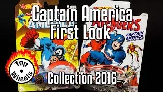 Top Wheels - Hot Wheels News Flash - Captain America 2016 Collection