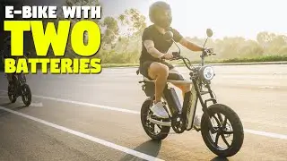 This E-Bike Has Two Powerful Batteries To Reach 100 Miles On a Single Charge!