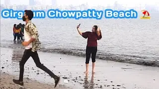 Girgaum Chowpatty Beach Mumbai ft. @Liyakat Khan Vlogs #girgaumchowpatty #mumbai #indrathevlogger